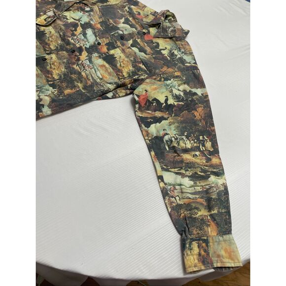 Claiborne Vintage Equestrian Button Up Shirt Size Small - Picture 4 of 10
